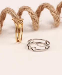 انگشتر زنانه طرح بینهایت کد AN_BI02 - Image 4