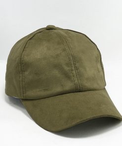 کلاه بیسبالی مخمل ساده کدKO14 - Image 6