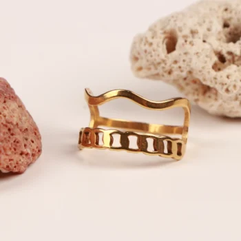 انگشتر زنانه طلایی