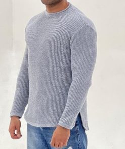 بافت یقه گرد لش مناسب خانم ها و آقایون | کد BA06 - Image 4