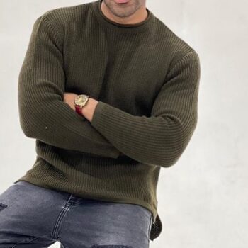 بافت یقه گرد لش مناسب خانم ها و آقایون | کد BA06