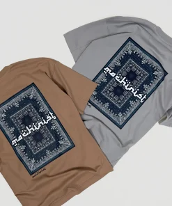 تیشرت نخ پنبه دو رو طرح فرش عربی - Image 4