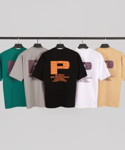 تیشرت نخ پنبه تیشرت باکسی طرح P