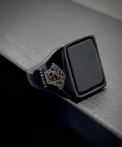 انگشتر فول مشکی مدل ورساچ کدAN-WR02