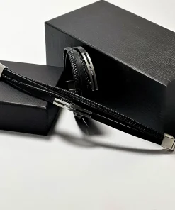 دستبند مردانه طرح مونت بلانک DM18 - Image 5