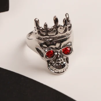 انگشتر مردانه طرح اسکلت