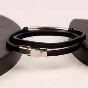 دستبند چرمی با قفل عالی