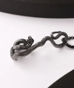 گردنبند طرح مار کدZNM2 - Image 3