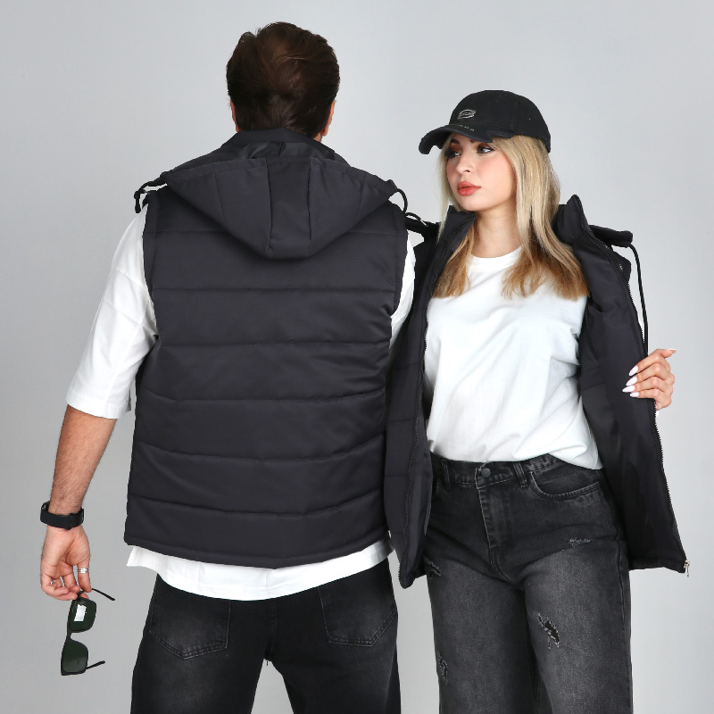 پافر مردانه ساده رنگ مشکی |کد PA16