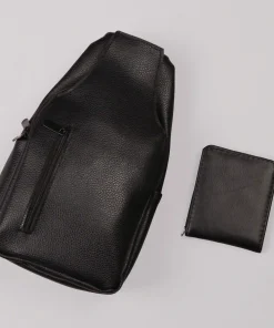 Alternative view of کیف پول ساده چرمی مردانه کدKPM3