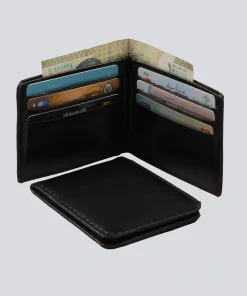 کیف پول ساده چرمی مردانه کدKPM3