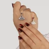 گردنبند زنانه طرح دم وال کدGZ5
