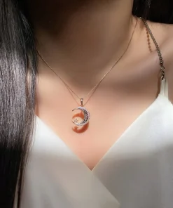 گردنبند زنانه ماه و ستاره GZ14