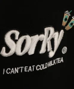 تیشرت باکسی مردانه مدل گلدوزی sorry کد T181 - Image 4