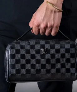 کیف دستی مردانه مدل دوزیپ لویی ویتون کد KD19