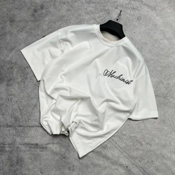 تیشرت گلدوزی مردانه رنگ سفید