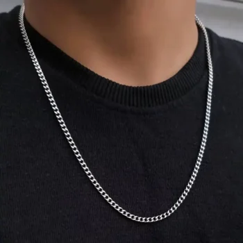 خرید زنجیر نقره ای کارتیر 5میل