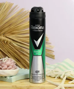 اسپری مردانه رکسونا مدل QUANTUM DRY حجم 200 میل اورجینال ایتالیایی