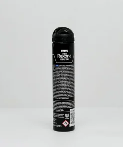 پشت قوطی اسپری رکسونا COBALT DRY اورجینال ایتالیا – مشخصات و ترکیبات محصول"