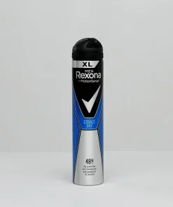 alt="اسپری بدن رکسونا مدل COBALT DRY حجم 200 میل اورجینال ایتالیایی با طراحی آبی و نقرهای"