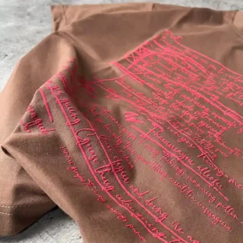 تیشرت با چاپ برجسته