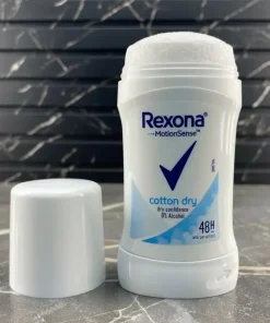 مام صابونی زنانه رکسونا Cotton Dry حجم ۴۰ گرم در حالت باز
