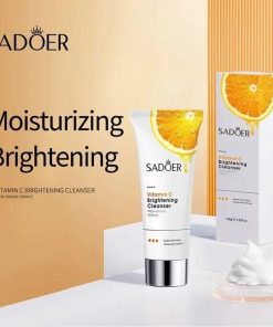SADOER Brightening Cleanser 100g فوم شستشوی صورت ویتامین سی ضد لک و روشن کننده