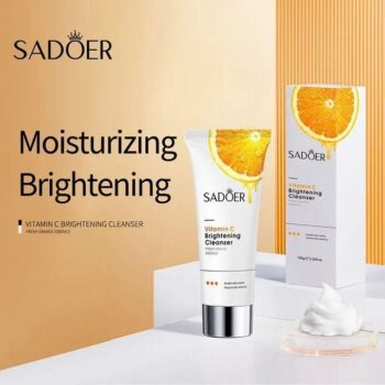 SADOER Brightening Cleanser 100g فوم شستشوی صورت ویتامین سی ضد لک و روشن کننده