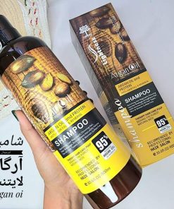 شامپو تقویت کننده و ترمیم کننده مو با روغن آرگان و پروتئین