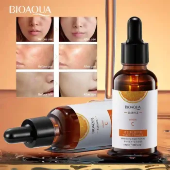 استفاده از سرم ویتامین سی بیوآکوا روی پوست صورت برای روشنکنندگی و آبرسانی تاثیر سرم ویتامین سی بیوآکوا 100 میل در کاهش لک و روشن شدن پوست