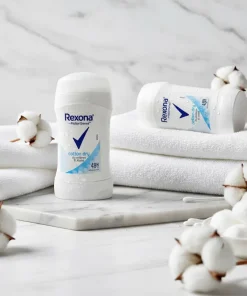 نمای جانبی مام صابونی زنانه رکسونا MotionSense Cotton Dry حجم ۴۰ گرم