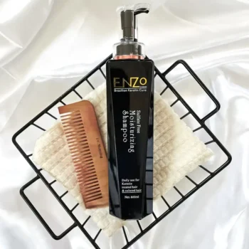 شامپو کراتینه و مرطوب کننده بدون سولفات انزو حجم 800 میل