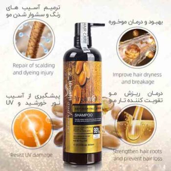 شامپو ضد ریزش و احیا کننده اورجینال حجم 900 میل