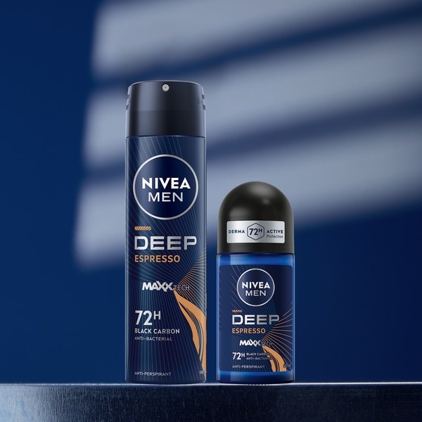 اسپری مردانه مدل دیپ اسپرسو Nivea Men Deep Espresso 72h