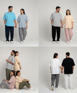 تیشرت مردانه ساده باکسی نخ پنبه - Image 5