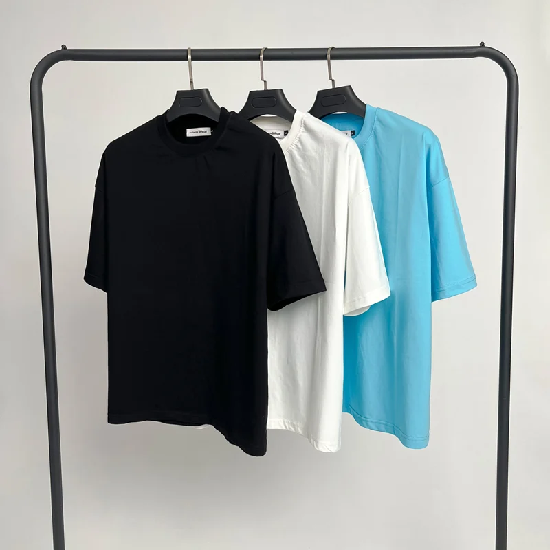 تیشرت مردانه ساده باکسی نخ پنبه - Image 3