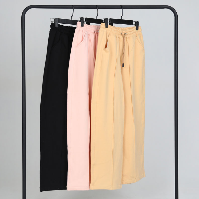 ست لباس زمستانه زنانه دورس نیمزیپ با شلوار بگ نخودی | کد DO43 - Image 3