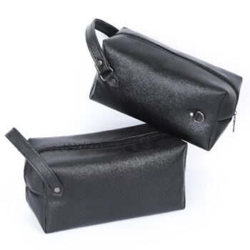 کیف دستی مردانه چرمی ساده رنگ مشکی | کد KD33
