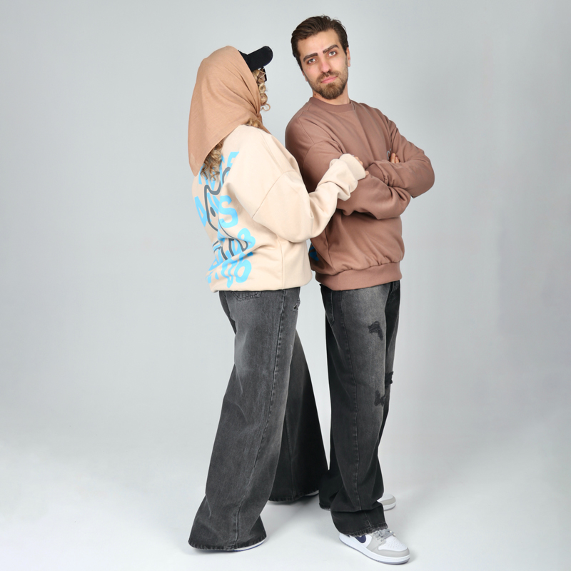 ست کاپلی دورس و شلوار لی | کد 10004