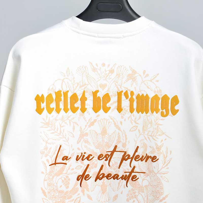 دورس یقه گرد باکسی پشت چاپ رنگ سفید | کد DO28 - Image 4