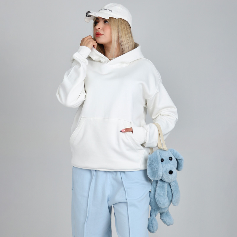 هودی بیسیک سفید | کد DO37 - Image 3