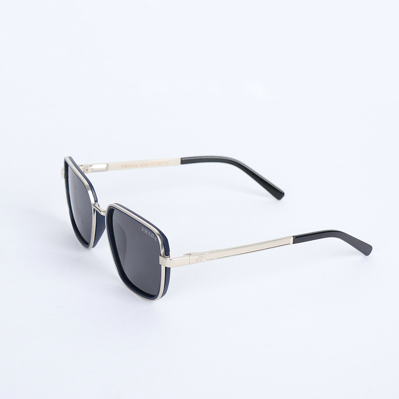 عینک آفتابی مردانه برند پرادا فریم فلزی سرمه ای | کدEYN21 - Image 3