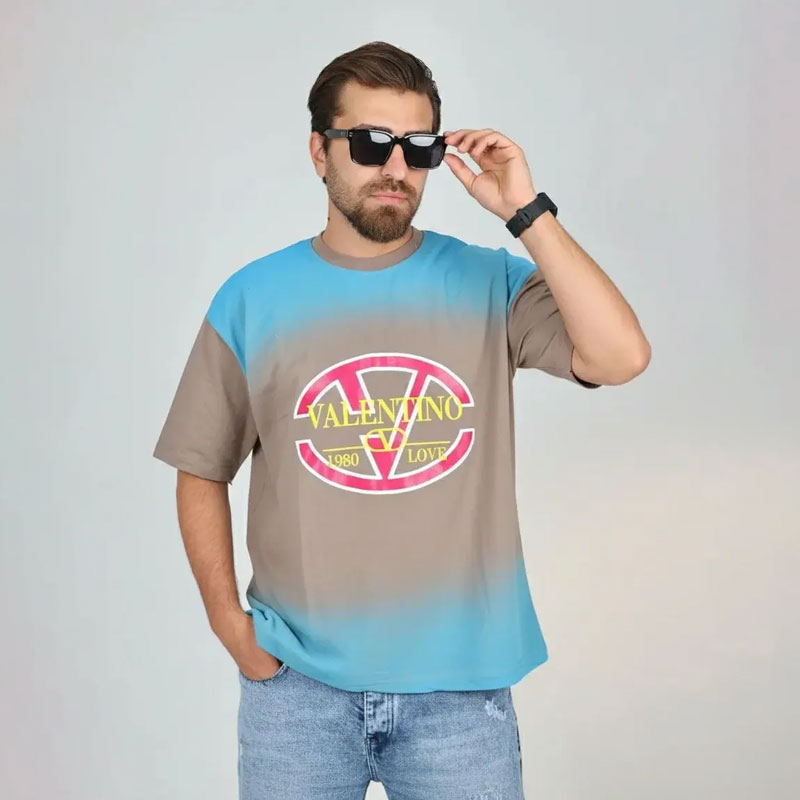 تیشرت دورس دونخ طرح پیسوله ای | کد T206 - Image 6