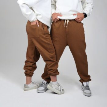 شلوار جاگر دورس سه نخ رنگ شکلاتی | کد SH07