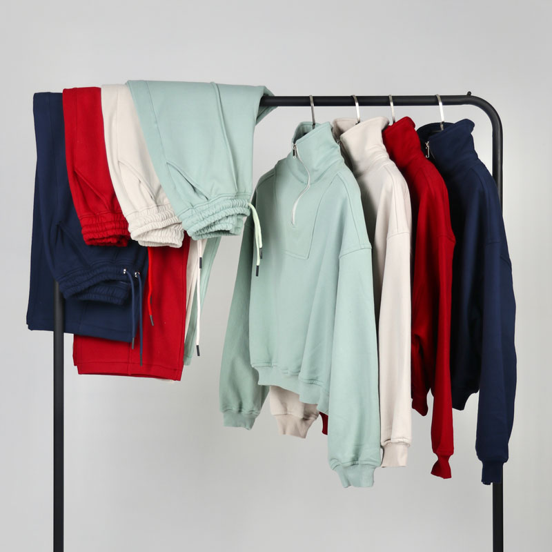 ست دورس نیمزیپ با شلوار بگ زنانه | کد DO31 - Image 2