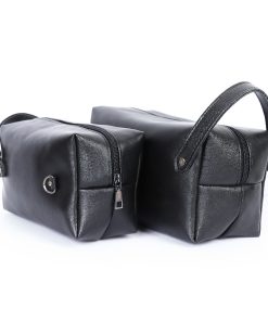 کیف دستی مردانه چرمی ساده رنگ مشکی | کد KD33 - Image 3