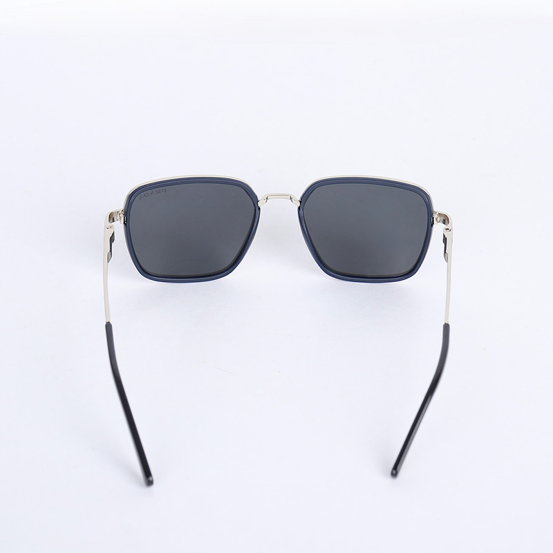 عینک آفتابی مردانه برند پرادا فریم فلزی سرمه ای | کدEYN21 - Image 4