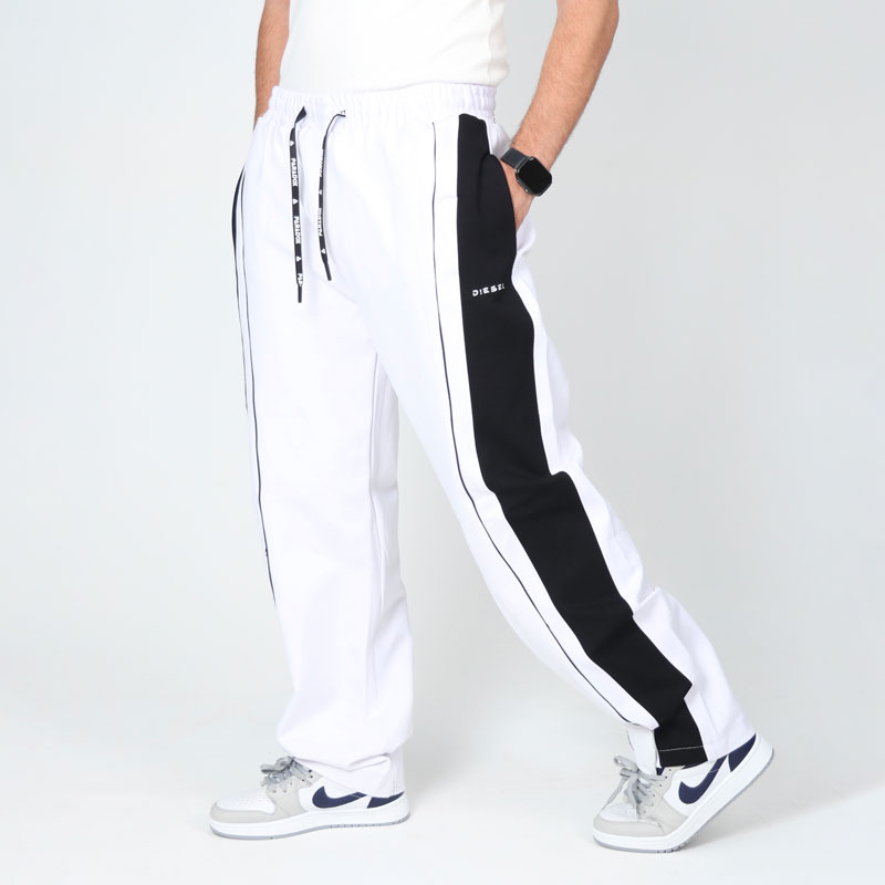 شلوار اسلش بگ سفید دیزل مناسب خانم و آقا | کد SH11 - Image 3