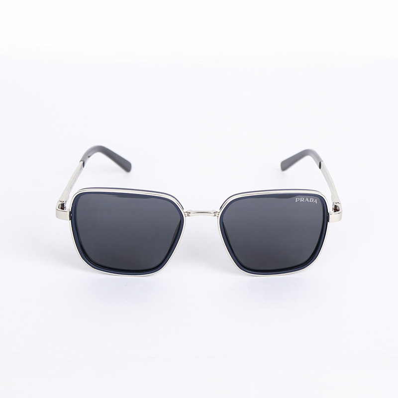 عینک آفتابی مردانه برند پرادا فریم فلزی سرمه ای | کدEYN21 - Image 2