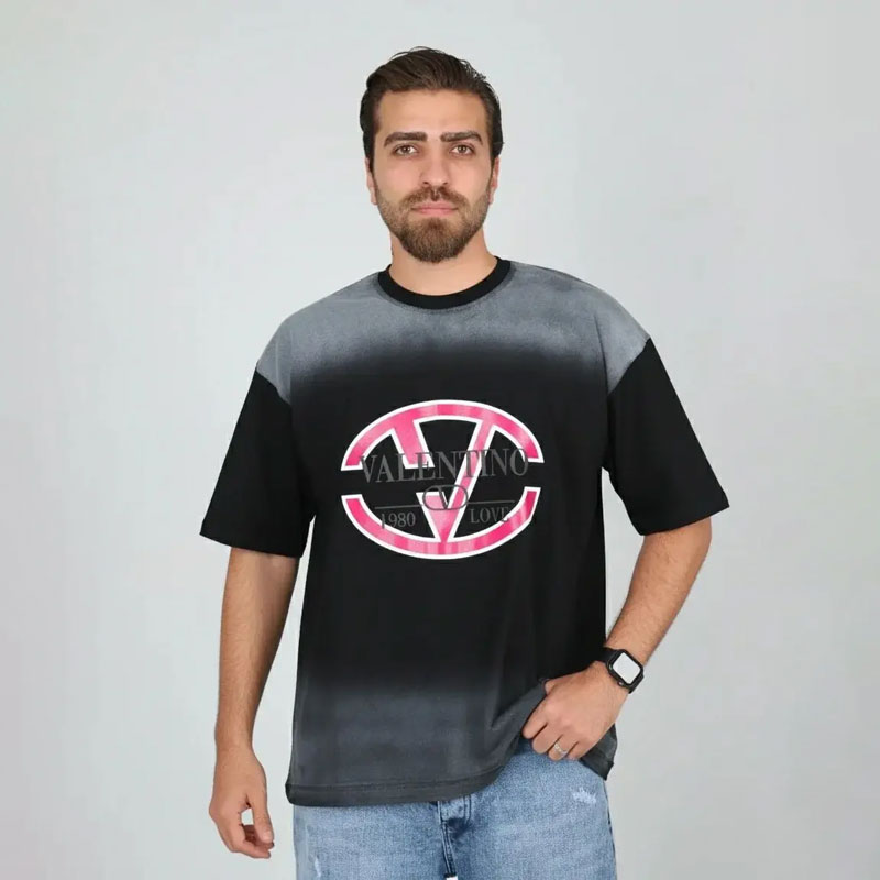 تیشرت دورس دونخ طرح پیسوله ای | کد T206 - Image 3